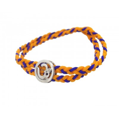 Flourescent Special Om Rakhi Bracelets 